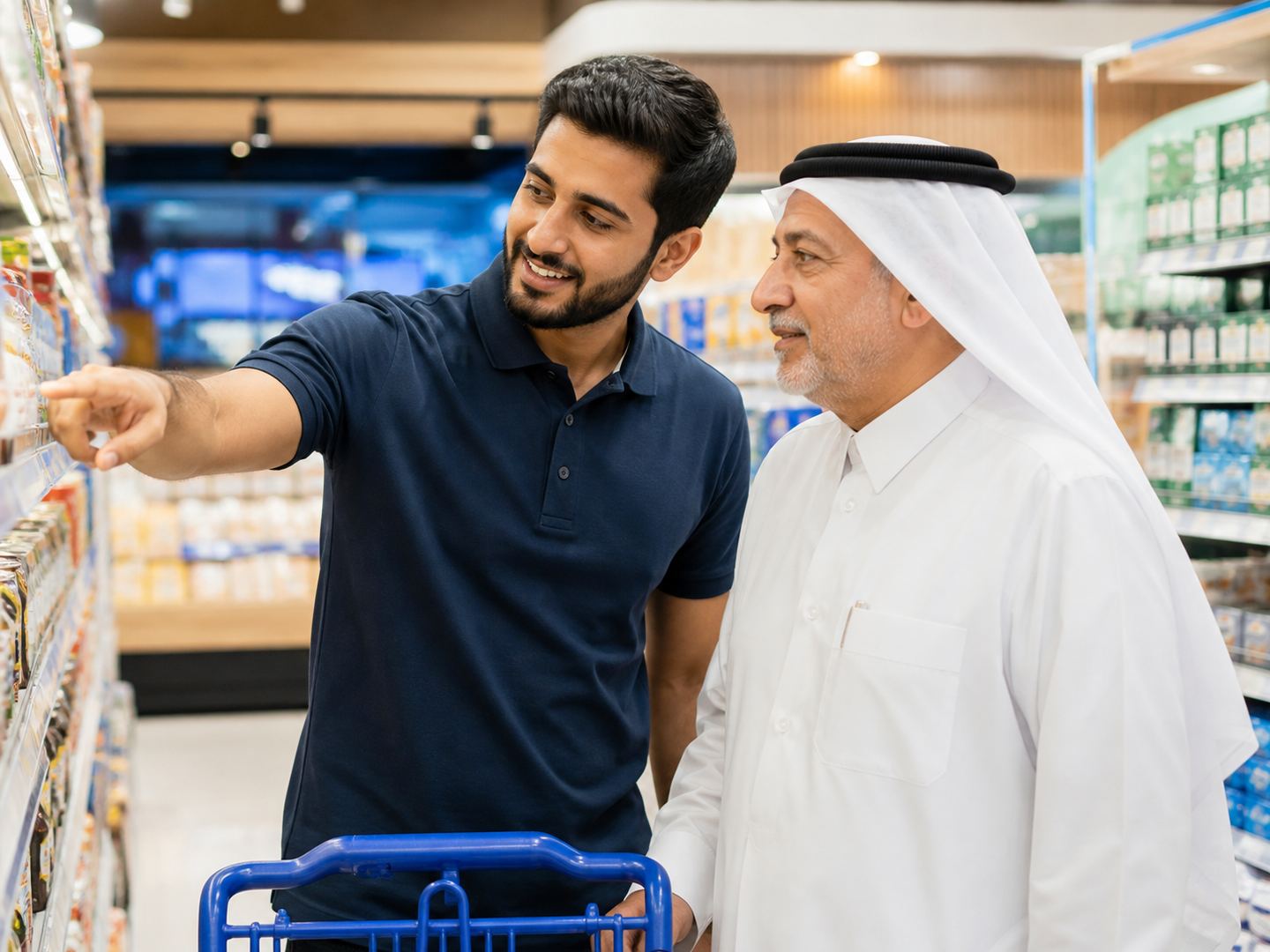 AI-generated concept of customer care in a store